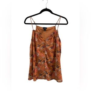 Daytrip Floral Camisole in Orange and Black